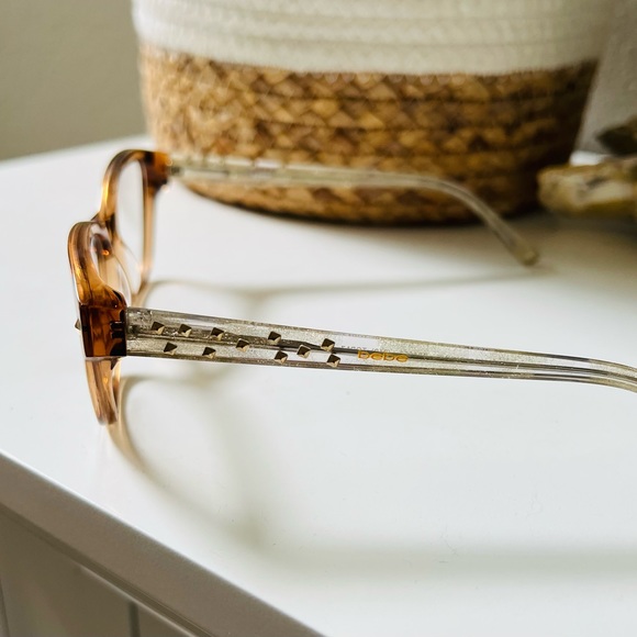 New BeBe woman’s Petite Eyeglass Frame BB5066 Topaz Petite Fit - Picture 3 of 6